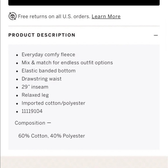 PINK BLING classic pant long sleeve campus tee cowl neck pullover GLITTER LOGO - Picture 12 of 12